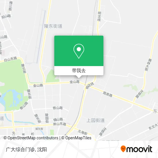 广大综合门诊地图