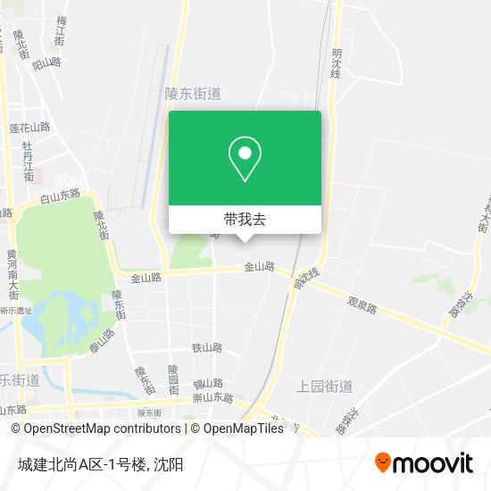 城建北尚A区-1号楼地图