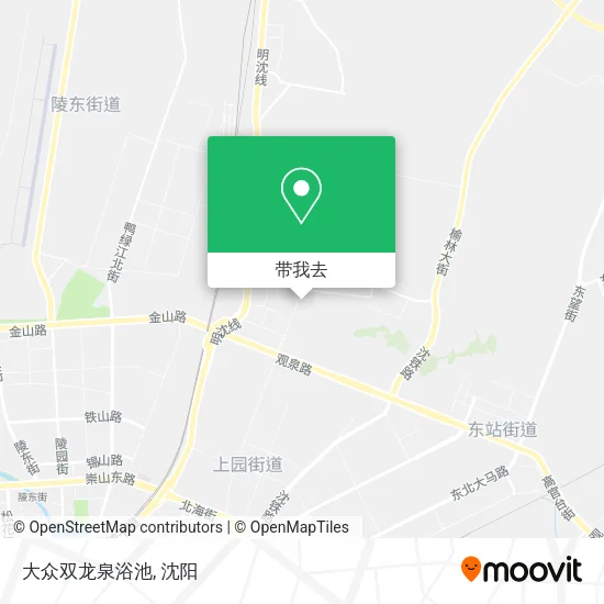 大众双龙泉浴池地图