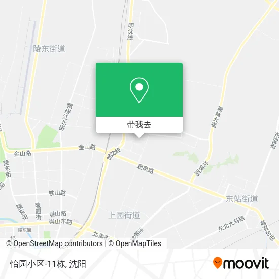 怡园小区-11栋地图