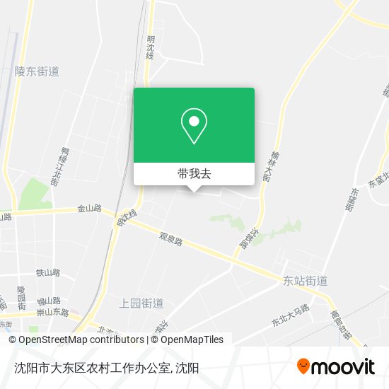 沈阳市大东区农村工作办公室地图