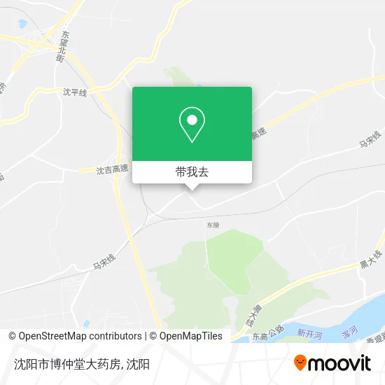 沈阳市博仲堂大药房地图