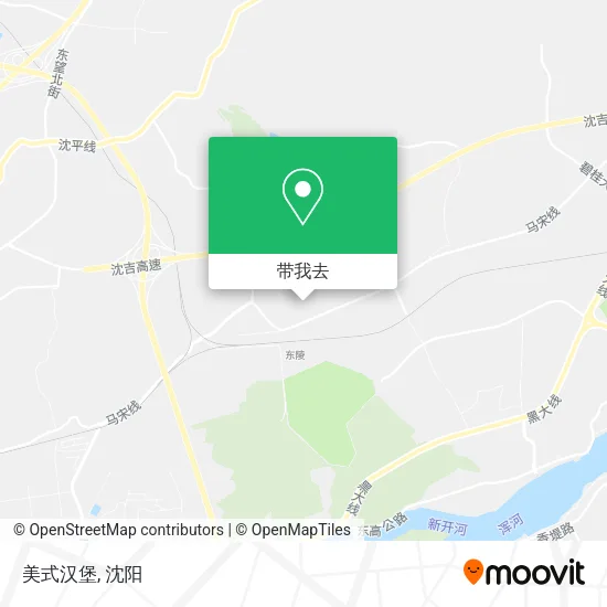 美式汉堡地图