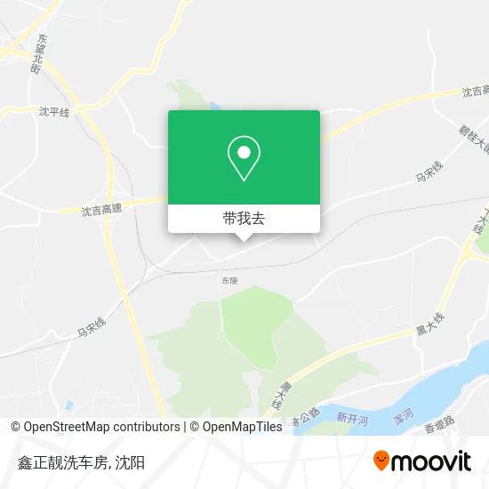鑫正靓洗车房地图