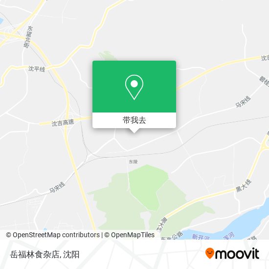 岳福林食杂店地图