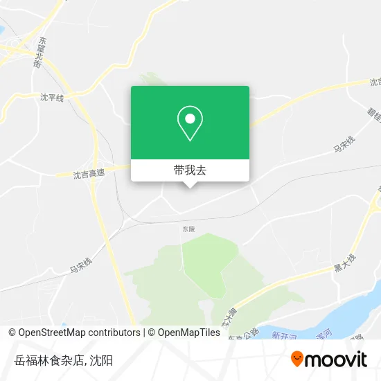 岳福林食杂店地图