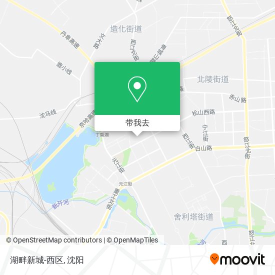 湖畔新城-西区地图