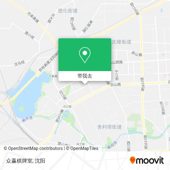 众赢棋牌室地图