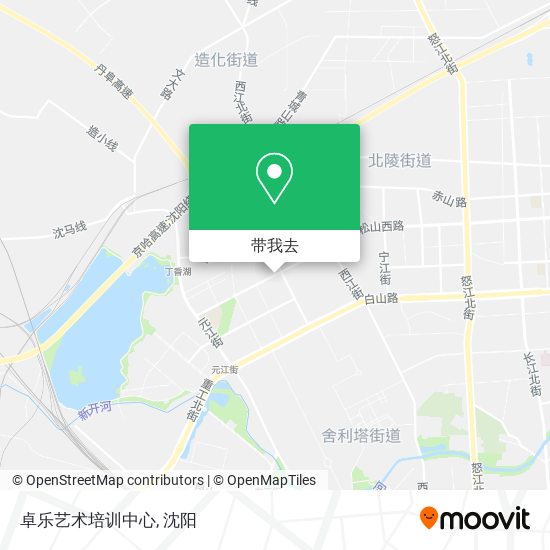 卓乐艺术培训中心地图