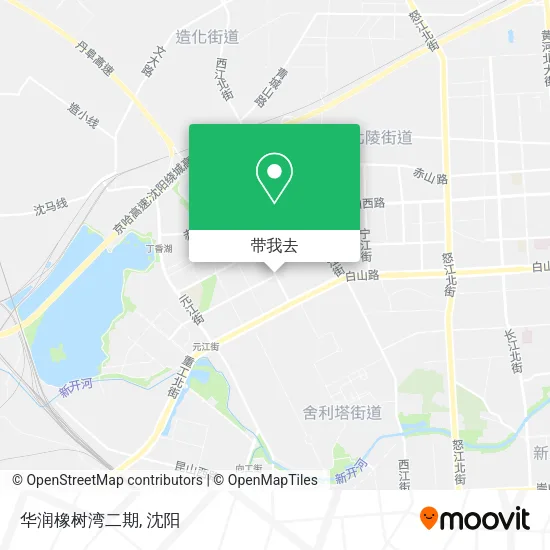 华润橡树湾二期地图