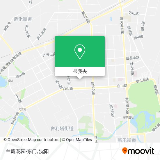 兰庭花园-东门地图