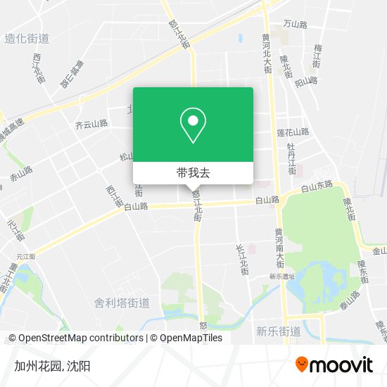 加州花园地图