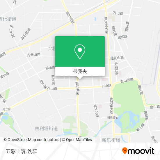 五彩上筑地图