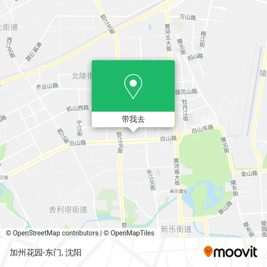 加州花园-东门地图