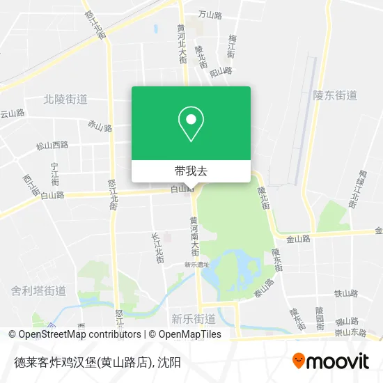 德莱客炸鸡汉堡(黄山路店)地图
