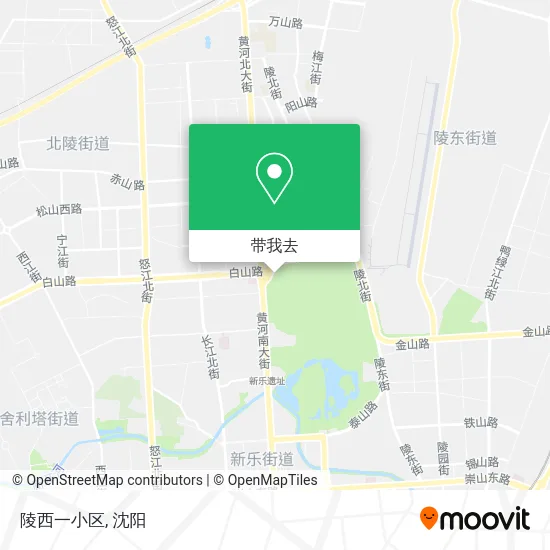 陵西一小区地图