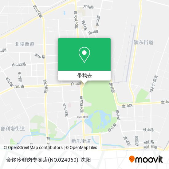 金锣冷鲜肉专卖店(NO.024060)地图