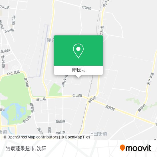 皓宸蔬果超市地图