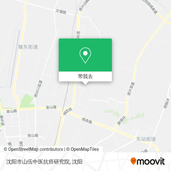 沈阳市山伍中医抗癌研究院地图