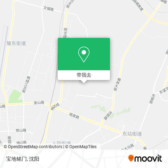 宝地铭门地图