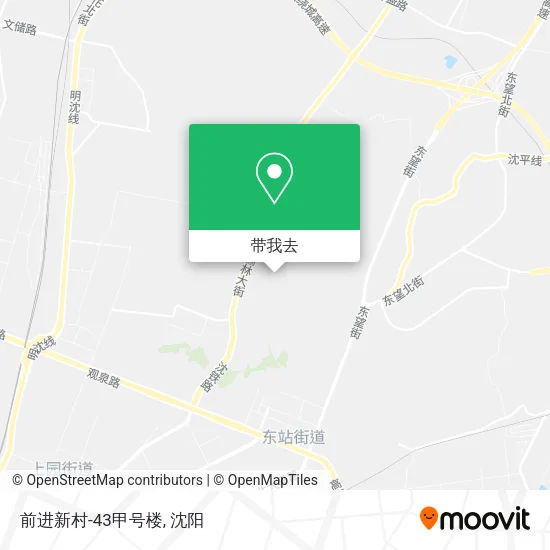 前进新村-43甲号楼地图