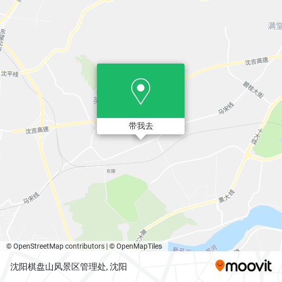 沈阳棋盘山风景区管理处地图
