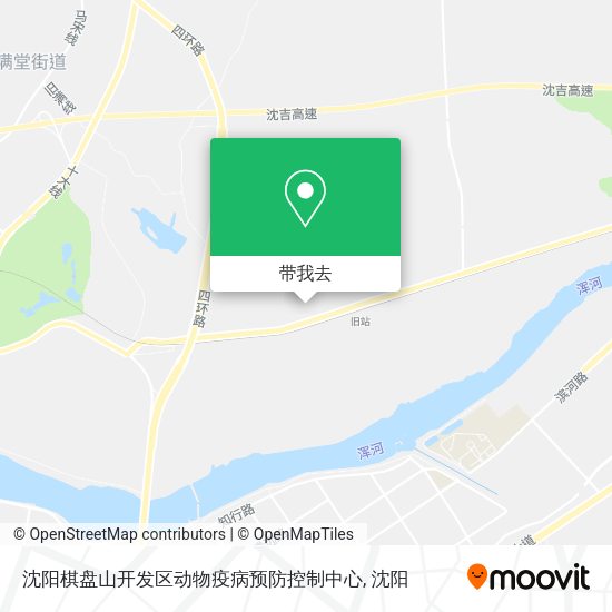 沈阳棋盘山开发区动物疫病预防控制中心地图