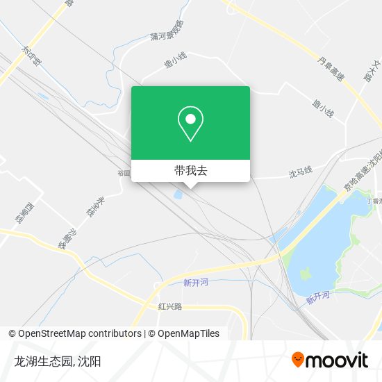 龙湖生态园地图