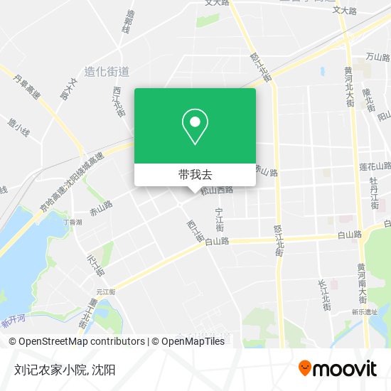 刘记农家小院地图