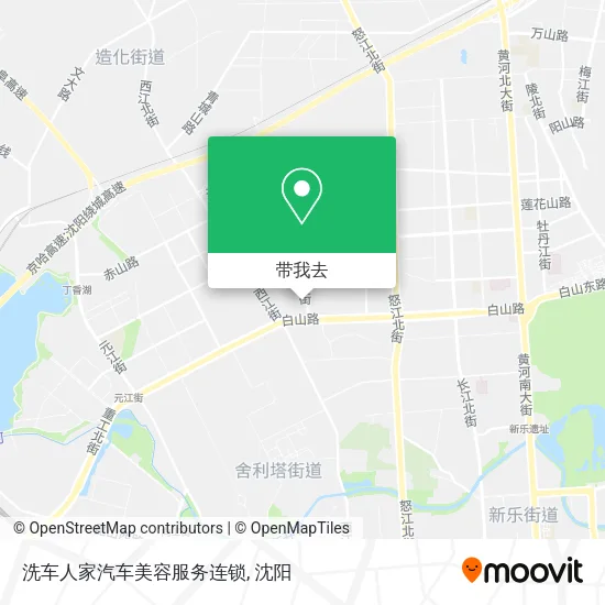 洗车人家汽车美容服务连锁地图