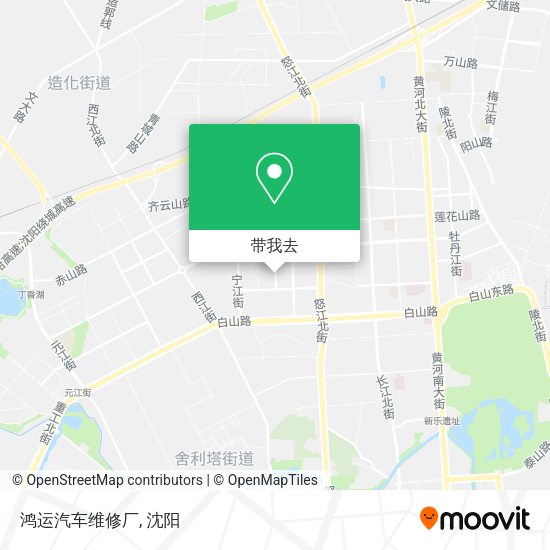 鸿运汽车维修厂地图