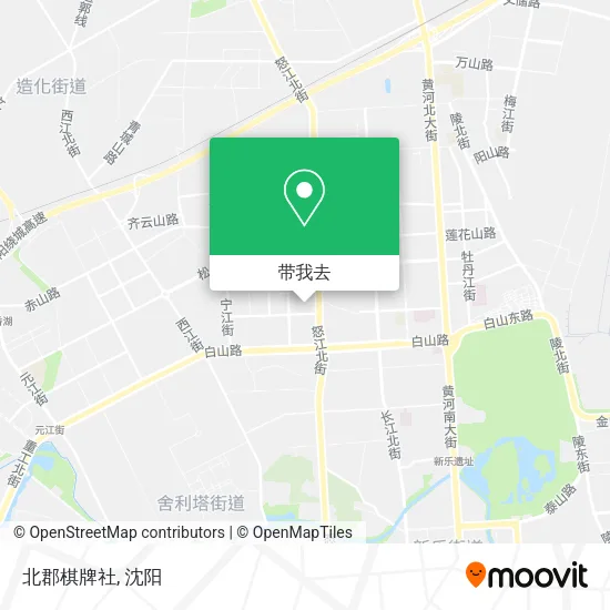 北郡棋牌社地图