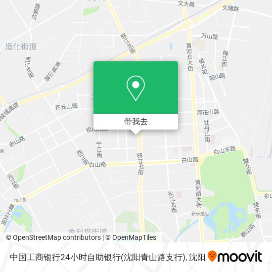 中国工商银行24小时自助银行(沈阳青山路支行)地图
