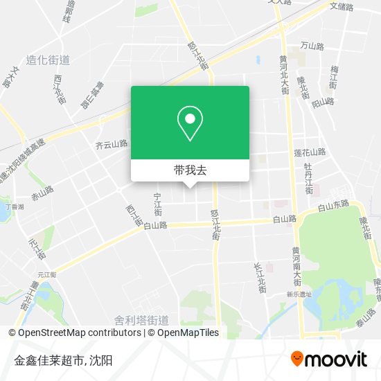 金鑫佳莱超市地图