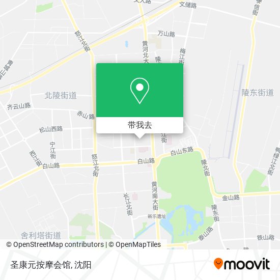 圣康元按摩会馆地图