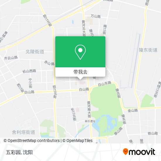 五彩园地图