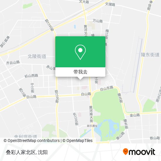 叠彩人家北区地图