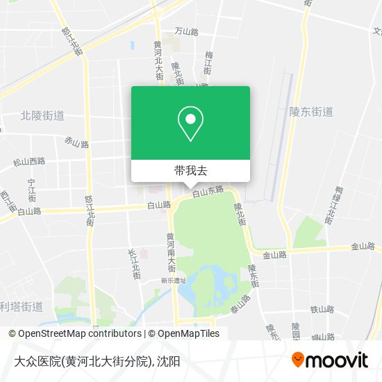 大众医院(黄河北大街分院)地图