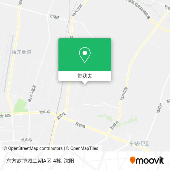 东方欧博城二期A区-4栋地图