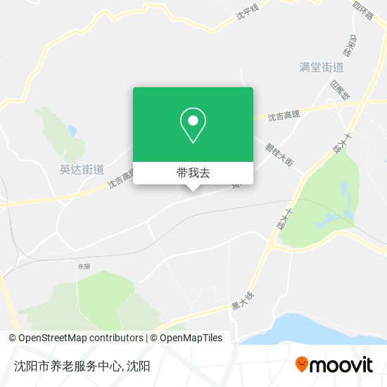 沈阳市养老服务中心地图