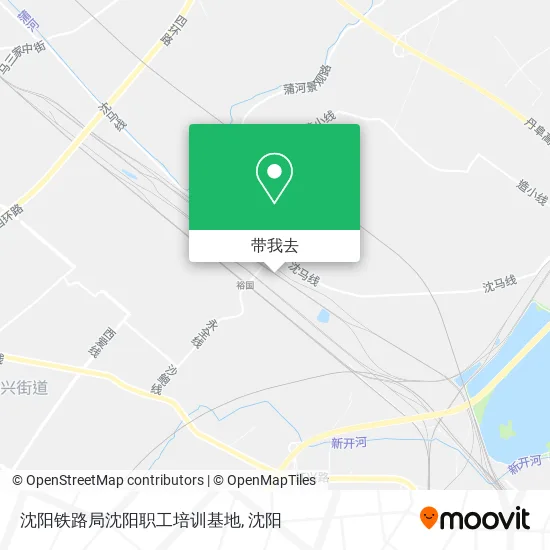 沈阳铁路局沈阳职工培训基地地图