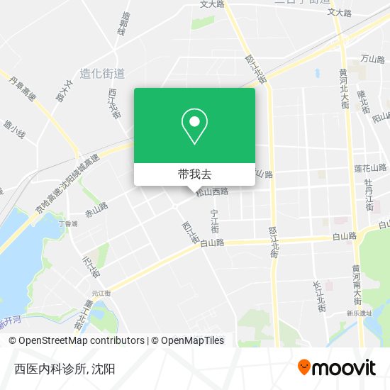 西医内科诊所地图
