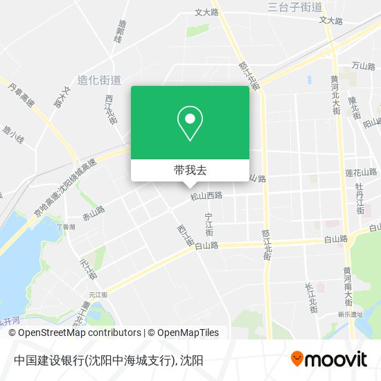 中国建设银行(沈阳中海城支行)地图