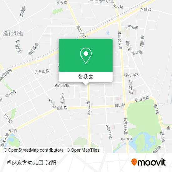 卓然东方幼儿园地图