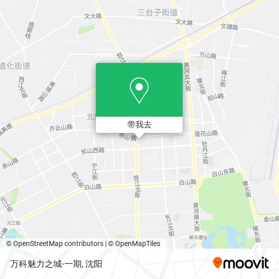 万科魅力之城-一期地图