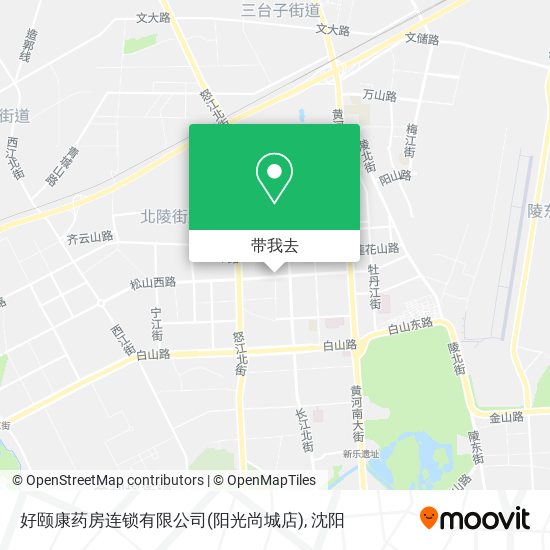 好颐康药房连锁有限公司(阳光尚城店)地图