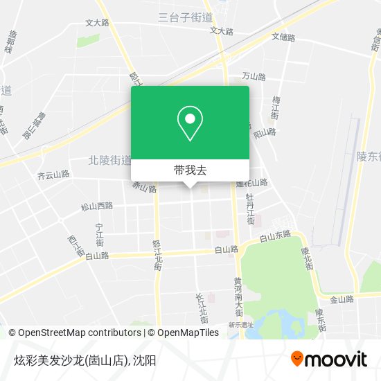 炫彩美发沙龙(崮山店)地图