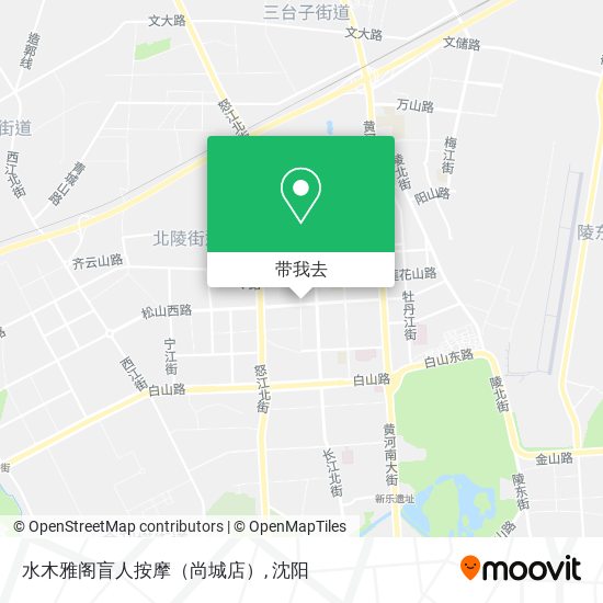 水木雅阁盲人按摩（尚城店）地图