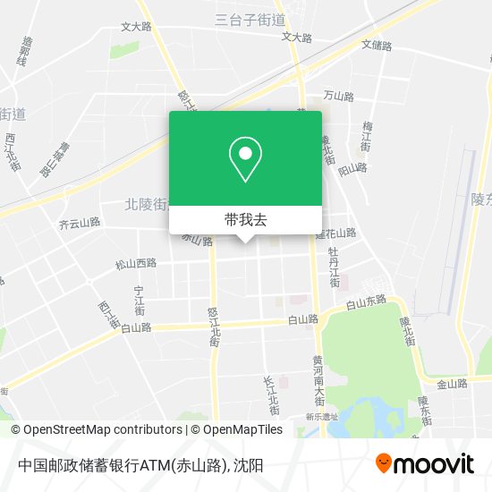 中国邮政储蓄银行ATM(赤山路)地图