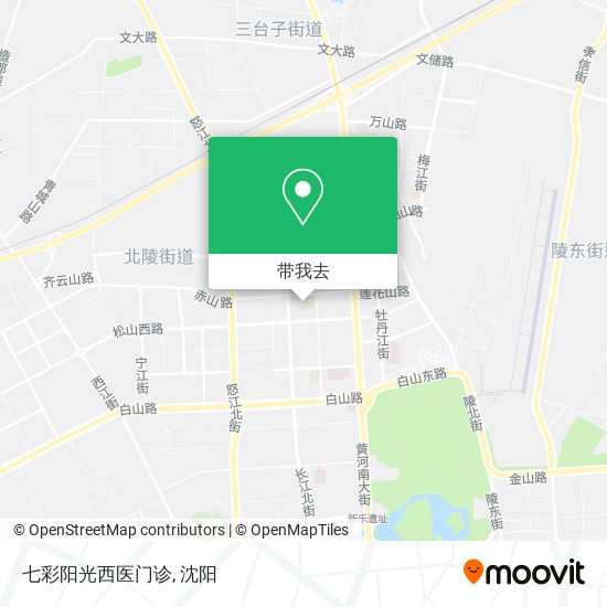 七彩阳光西医门诊地图